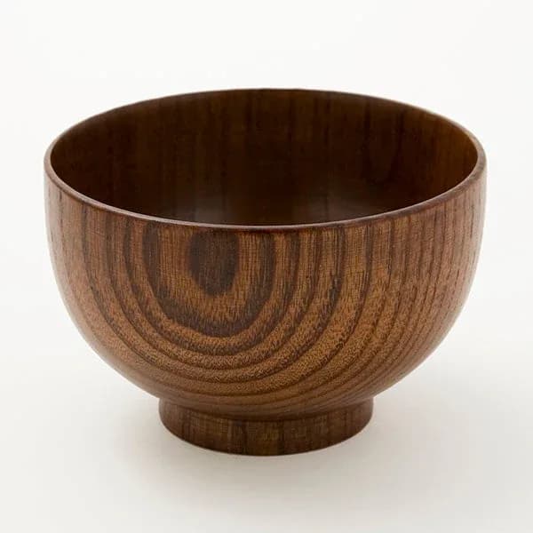 WOODEN SOUP BOWL